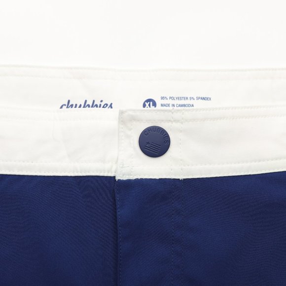 Chubbies Lined Swim Trunks Shorts 6" Made in USA Size XL Red/White/Blue - Picture 2 of 8